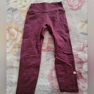 Paragon Maroon Leggings